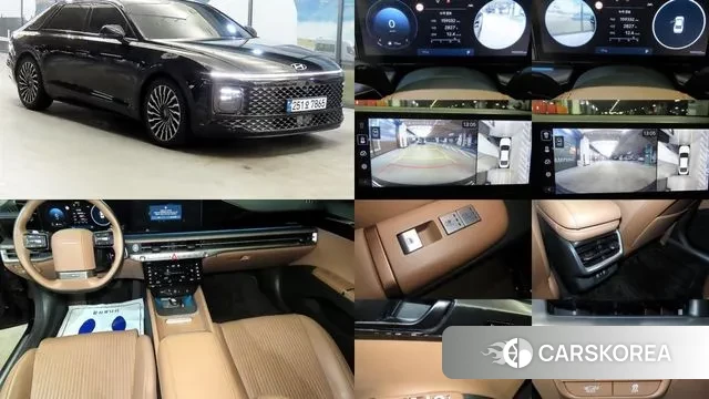 Hyundai Grandeur (GN7) 2023 Черный из Кореи