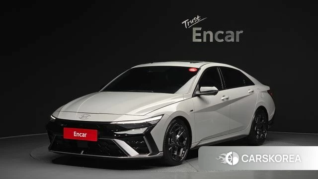 Hyundai The New Avante (CN7) 2024 Серебристо-серый из Кореи