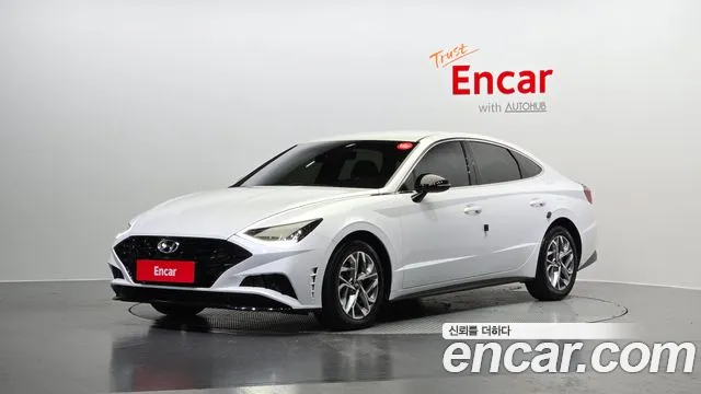 Hyundai Sonata (DN8) 2019 Белый из Кореи