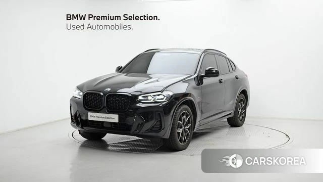 BMW X4 (G02) 2022 Черный из Кореи