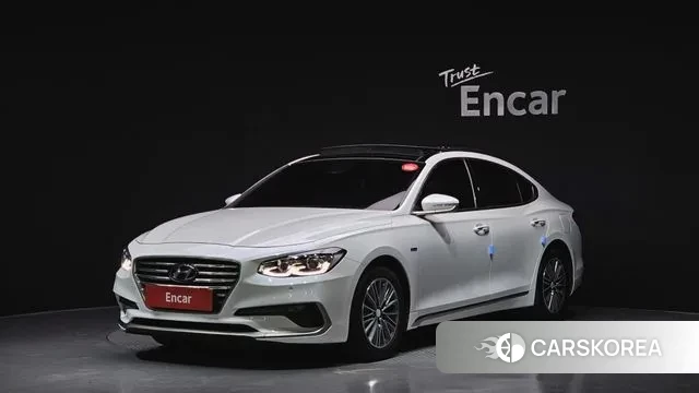Hyundai Grandeur IG Hybrid 2018 Белый из Кореи