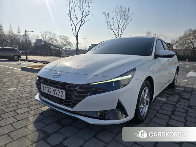 Hyundai Avante (CN7) 2020 Белый из Кореи