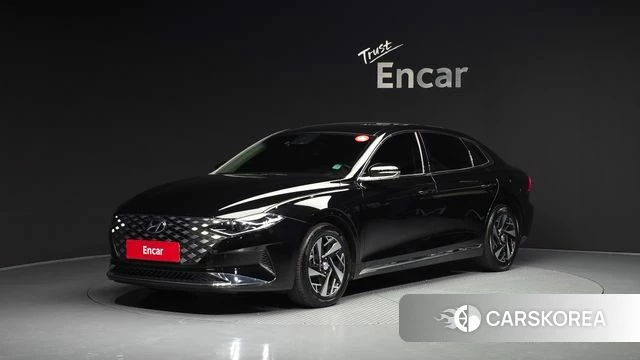 Hyundai The New Grandeur IG Hybrid 2021 Черный из Кореи