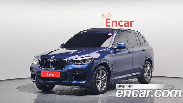 BMW X3 (G01) 2021 Синий из Кореи