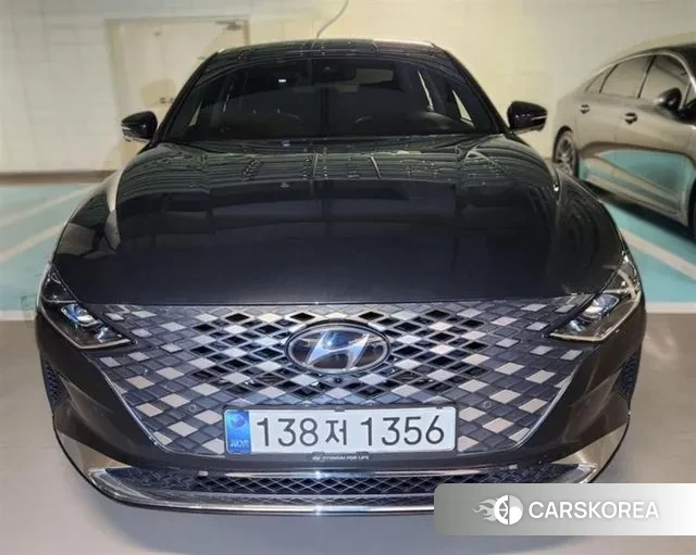 Hyundai The New Grandeur IG Hybrid 2020 Черный из Кореи