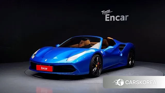 Ferrari 488 Spider 2018 Синий из Кореи