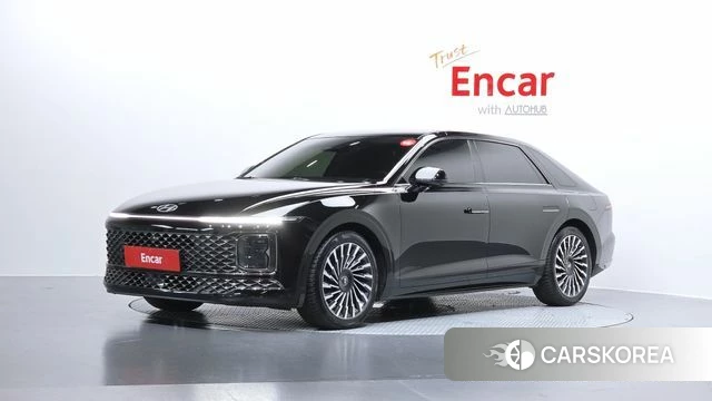 Hyundai Grandeur (GN7) 2023 Черный из Кореи