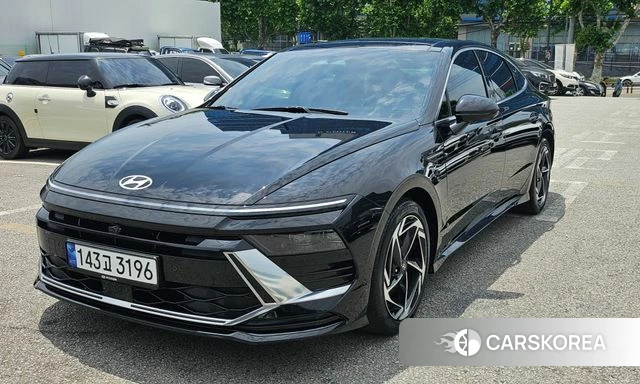 Hyundai Sonata D Edge (DN8) 2023 Черный из Кореи