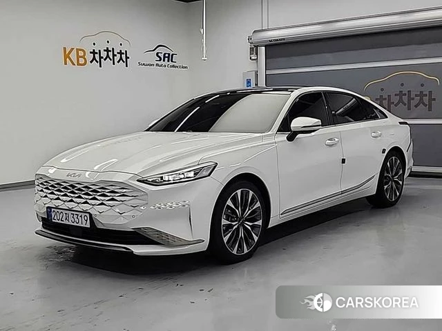 Kia K8 2021 Белый из Кореи