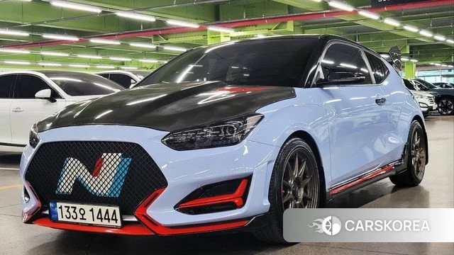 Hyundai Veloster (JS) 2018 Небесно-голубой из Кореи