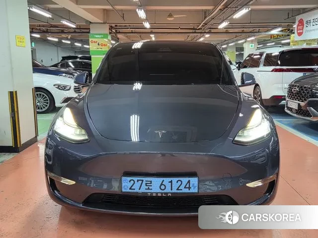 Tesla Model Y 2022 Серый из Кореи