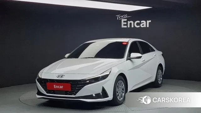 Hyundai Avante (CN7) 2021 Белый из Кореи