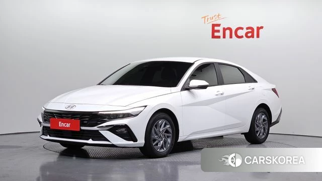 Hyundai The New Avante (CN7) 2023 Белый из Кореи