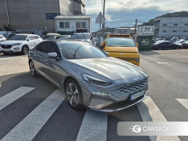 Kia K8 Hybrid 2023 Серый из Кореи