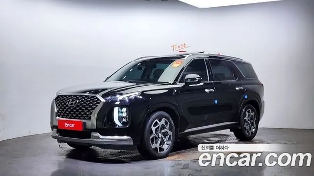 Hyundai Palisade 2021 Черный из Кореи