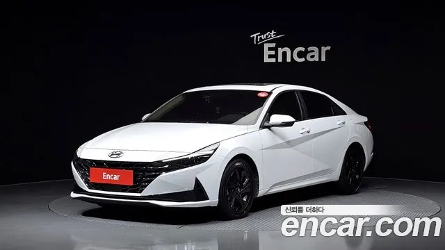 Hyundai Avante (CN7) 2020 Белый из Кореи