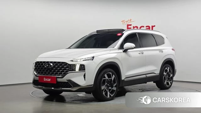 Hyundai The New Santa Fe 2023 Белый из Кореи