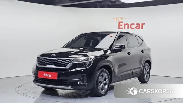 Kia Seltos 2019 Черный из Кореи