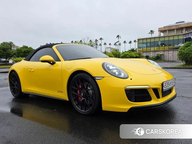 Porsche 911 2019 Желтый из Кореи