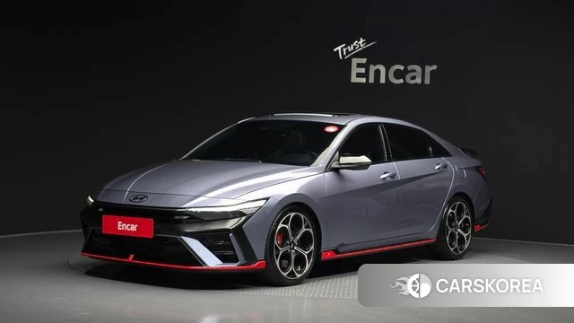 Hyundai The New Avante (CN7) 2024 Синий из Кореи