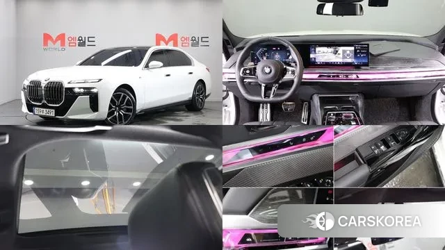 BMW 7 Series (G70) 2024 Белый из Кореи