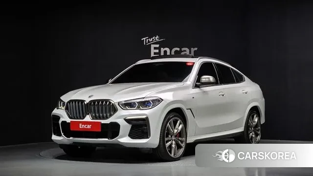 BMW X6 (G06) 2022 Белый из Кореи