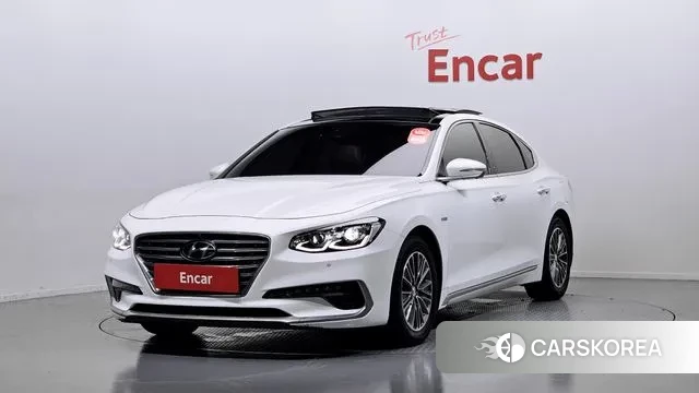 Hyundai Grandeur IG Hybrid 2018 Белый из Кореи