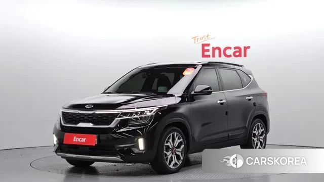 Kia Seltos 2019 Черный из Кореи