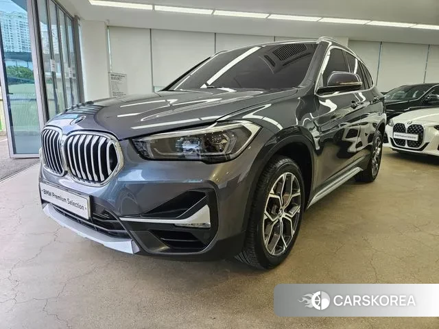 BMW X1 (F48) 2021 Черный из Кореи