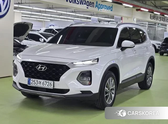 Hyundai Santa Fe TM 2019 Белый из Кореи