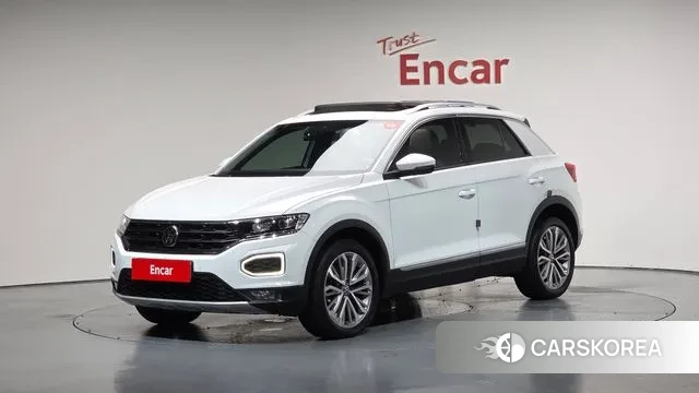 Volkswagen T-Roc 2021 Белый из Кореи