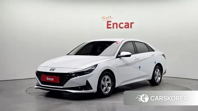Hyundai Avante (CN7) 2020 Белый из Кореи