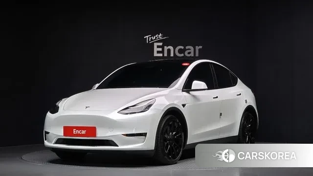 Tesla Model Y 2022 Белый из Кореи