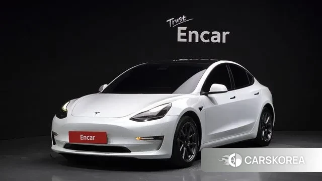 Tesla Model 3 2021 Белый из Кореи