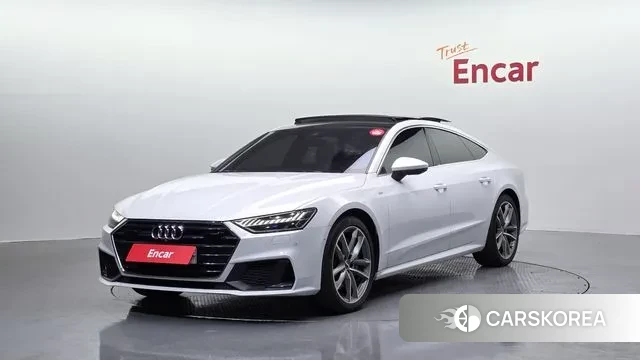 Audi A7 (4K) 2020 Белый из Кореи