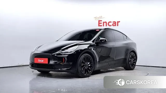 Tesla Model Y 2021 Черный из Кореи