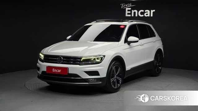 Volkswagen Tiguan second Generation 2019 Белый из Кореи