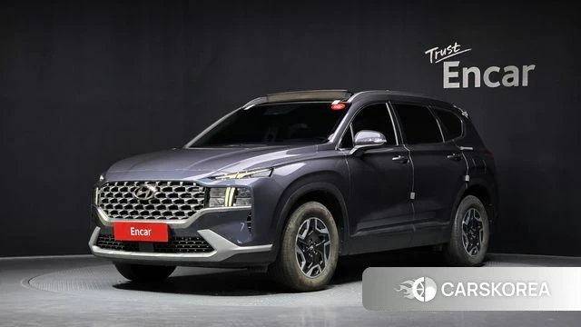 Hyundai The New Santa Fe 2022 Серый из Кореи