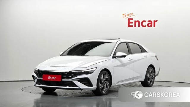 Hyundai The New Avante (CN7) 2024 Белый из Кореи