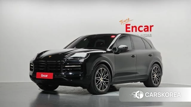 Porsche Cayenne (PO536) 2024 Черный из Кореи