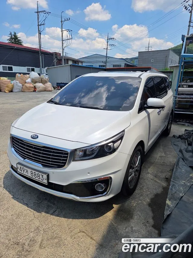 Kia All New Carnival 2018 Белый из Кореи