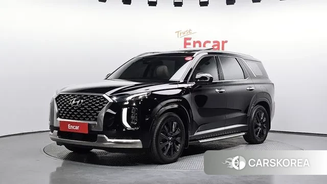 Hyundai Palisade 2021 Черный из Кореи