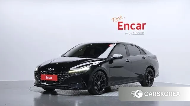 Hyundai Avante (CN7) 2020 Черный из Кореи