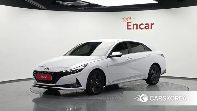 Hyundai Avante (CN7) 2020 Белый из Кореи