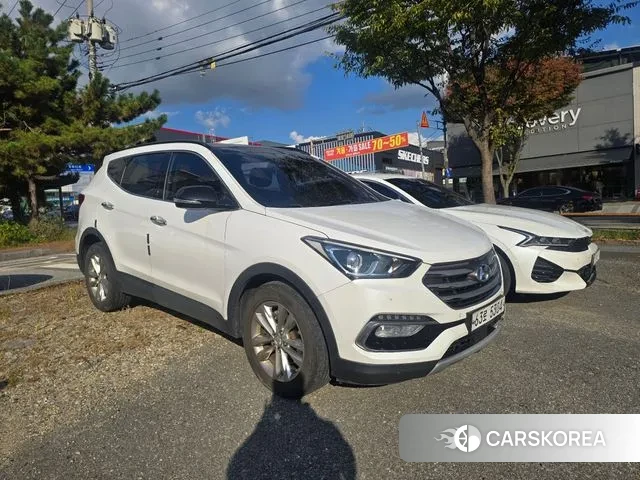 Hyundai Santa Fe The Prime 2018 Белый из Кореи