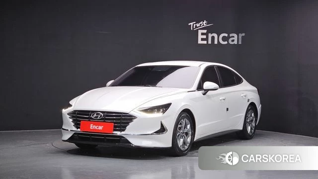 Hyundai Sonata (DN8) 2019 Белый из Кореи