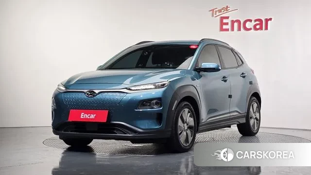 Hyundai Kona Electric 2018 Небесно-голубой из Кореи