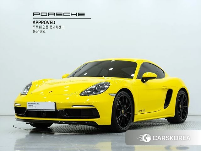 Porsche 718 Cayman 2024 Желтый из Кореи