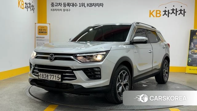 Ssangyong Beautiful Korando 2020 Серебряный из Кореи