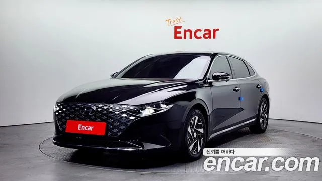 Hyundai The New Grandeur IG Hybrid 2022 Черный из Кореи